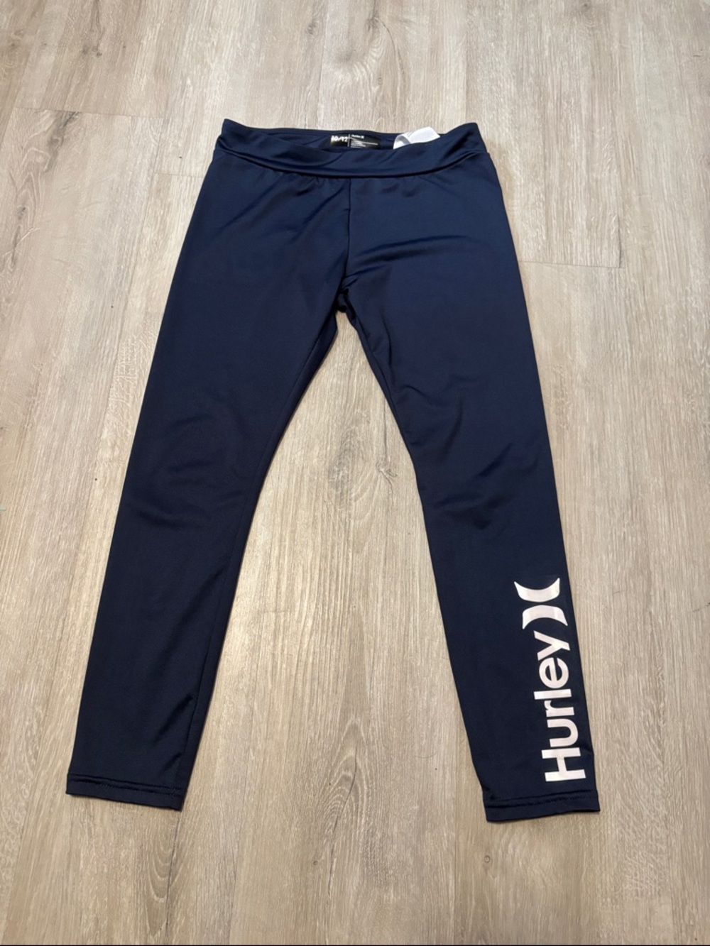 Hurley Navy Blue Girls' Logo Leggings